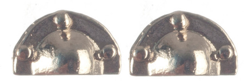 Drawer Pull Half Round Set - Chrome