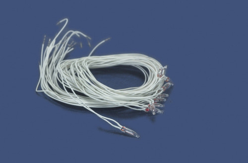 Dollhouse City - Dollhouse Miniatures 12 Volt Flame Bulb Set - White Wire