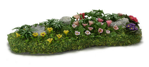 Dollhouse City - Dollhouse Miniatures Flower Bed