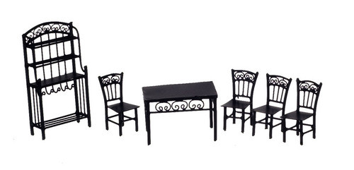 Dining Set -  Black