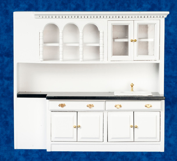 Kitchen Sink in Counter with Cabinet