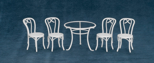 Five pieces Patio Table and Chairs