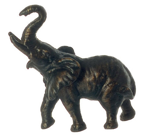 Dollhouse City - Dollhouse Miniatures Elephant Brass