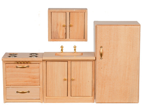 Modern Kitchen Set - Oak