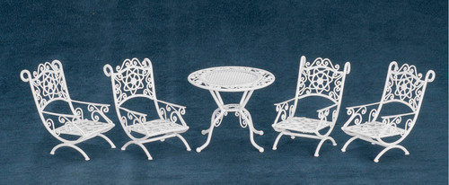 Patio Set - White Wire