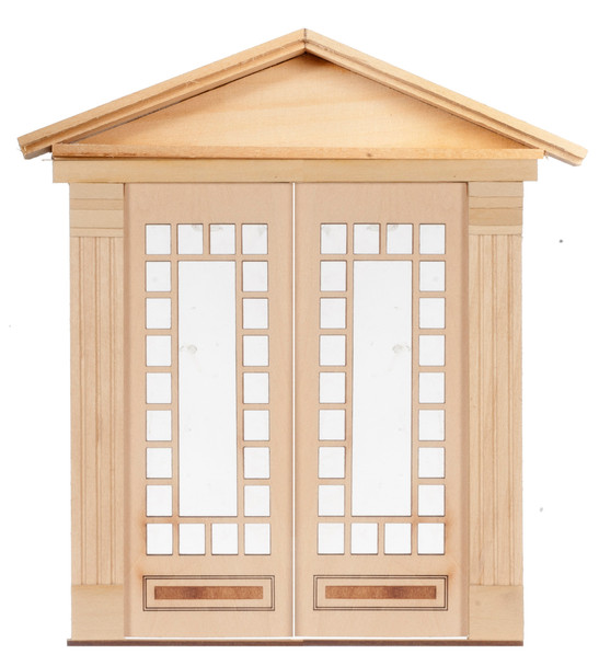 Dollhouse City - Dollhouse Miniatures 26 Light Double Door