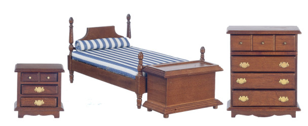 Bed Set - Walnut