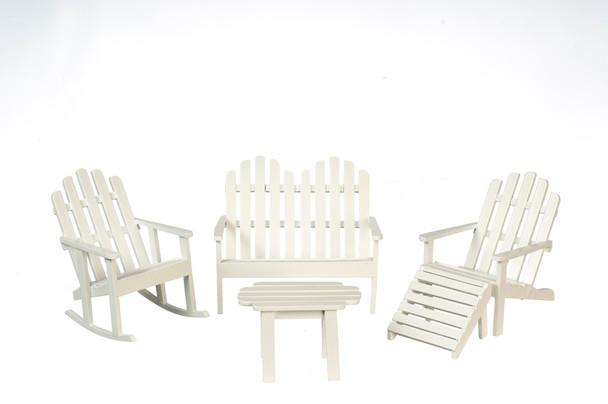 Adirondack Furniture Five - White