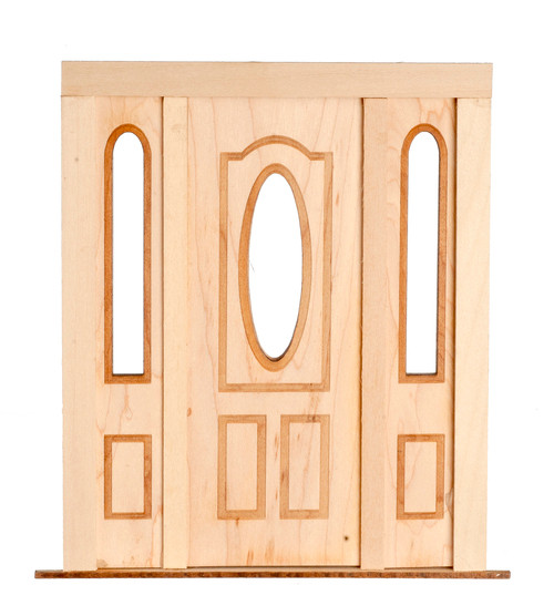 Oval Cutout - Half Glass Door
