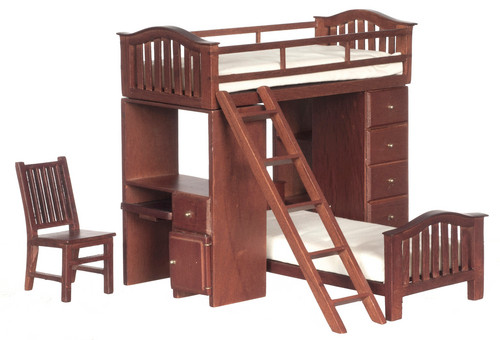 Bunk Bed Set - Walnut