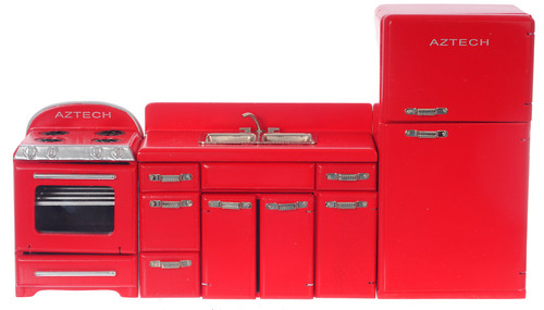 1950's Kitchen Set - Red