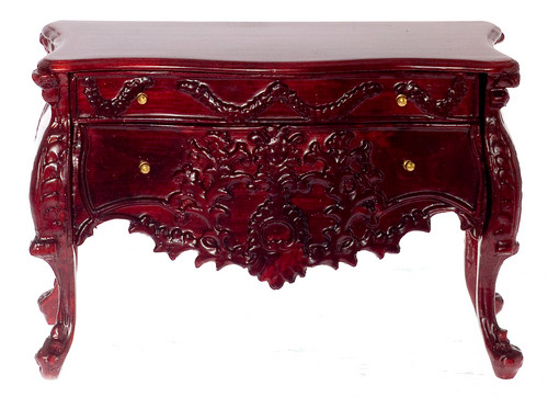 Bombe Console - Mahogany