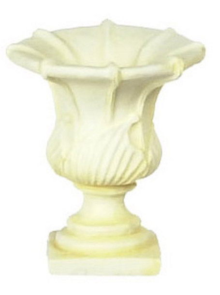 Dollhouse City - Dollhouse Miniatures Caesars Urn - Ivory
