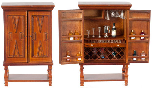 Bar Cabinet with Accessories