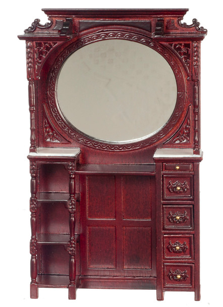 Victorian Barber Cabinet - Mahogany