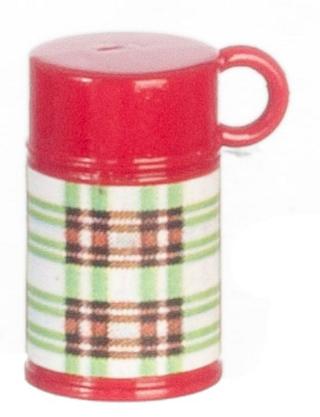 Plaid Thermos - Green