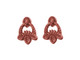 Leaf Drawer Pulls Set - Antique Copper