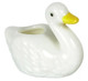 Glass Swan Planter