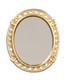 Mirror - Brass Plated and Oval