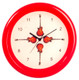 Small Red Guitar Clock