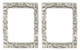 Rectangular Frames - Small and Silver