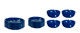 Dishes Set - Blue Spatter
