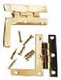 HL-Hinges with Nails Set - Brass