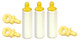 Baby Bottle and Pacifier Set - Yellow