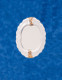 Porcelain Mirror - Gold Trim