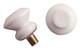 Dollhouse City - Dollhouse Miniatures Round Knob Set - White