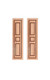 Square Center Shuters - Pair