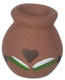 Clay Pot with Decal - Terra Cotta