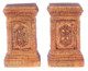 Dollhouse City - Dollhouse Miniatures Large Acanthus Pedestal - Aged