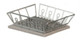 Dish Drainer with Mat - Silver