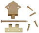 Dollhouse City - Dollhouse Miniatures Offset Hinges with Nails Set