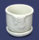 White Porcelain Planter - Grape