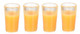 Glasses of Orange Juice Set
