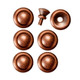 Round Door Knob - Bronze