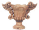 Wingled Angel Urn - Gray