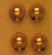 Amber Glass Globes Set