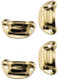 Victorian Drawer Pulls Set - Brass