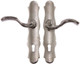 French Door Handle Set - Nickle