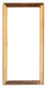 Rectangular Metal Frame - Gold