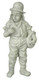 Dollhouse City - Dollhouse Miniatures Farmer Boy - Gray