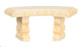 Curved Bench - Ivory