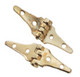 Triangle Hinges Set - Brass