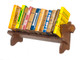Bookshelf with Books