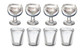 Tableware Set and Small Glass