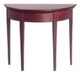 Dollhouse City - Dollhouse Miniatures Side Table - Mahogany