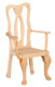Dollhouse City - Dollhouse Miniatures Chair - Unfinished